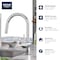Grohe Minta Single-Handle Pull-Down Kitchen Faucet Dual Spray 1.75 Gpm 6.6 L/Min 313782433 - alternate 3